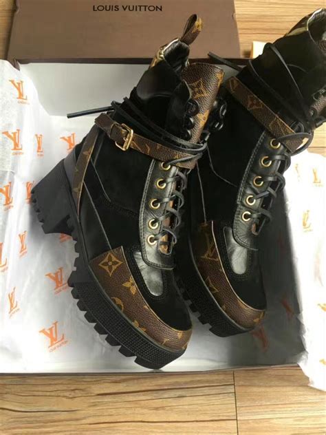 louis vuitton supreme replica shoes|Louis Vuitton boots dupe.